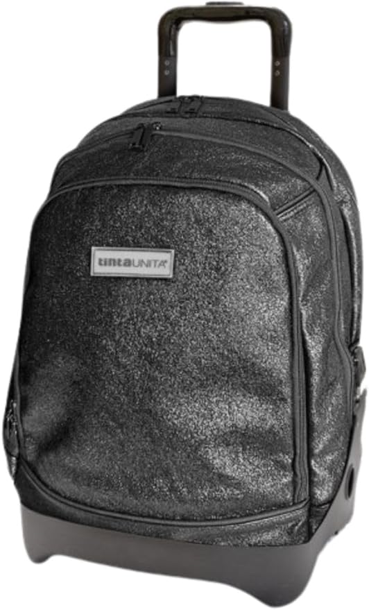Trolley Cross Tinta Unita Black Glitter