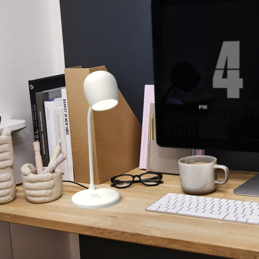 ELLIE Lampada con Altoparlante e Ricarica Wireless