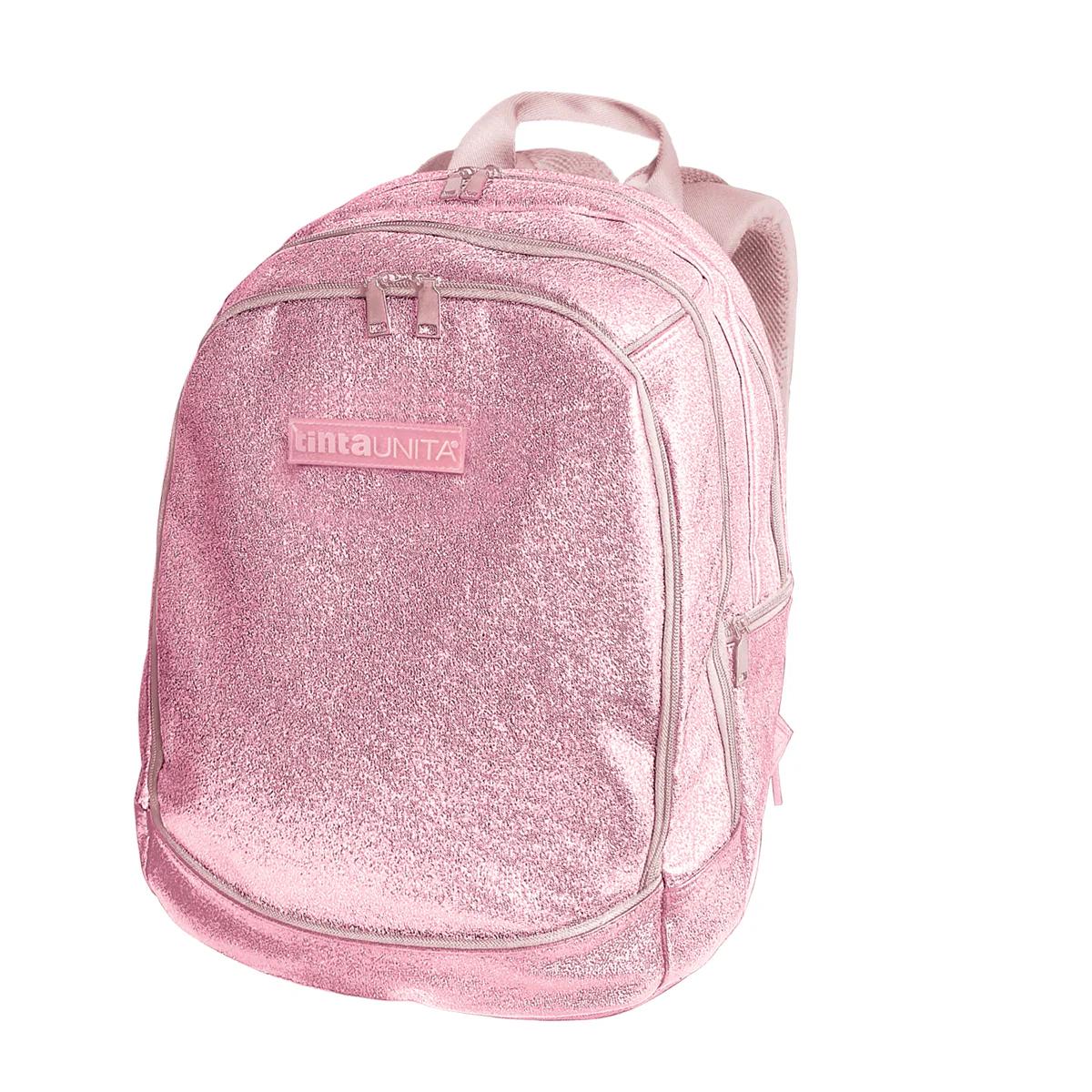 Tinta Unita - Zaino Cross System Glitter Rosa