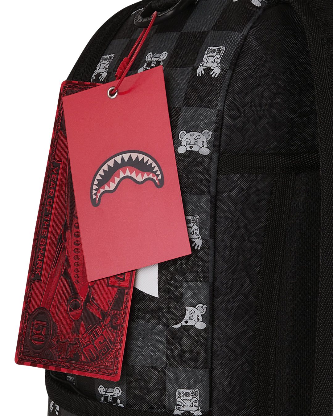 Zaino Sprayground GRAY PEEKING CHARACTER CHECK DLXSV
