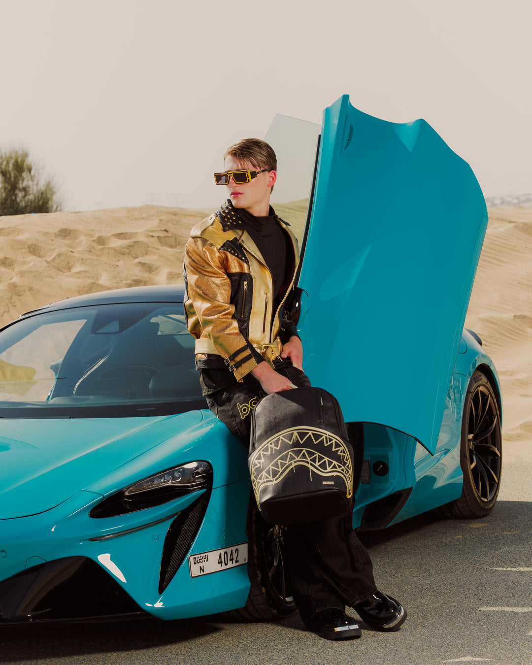 Zaino Sprayground THAT GOLD DRIP DLXSV